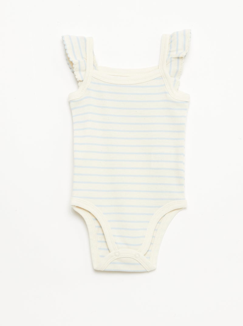 Lot de 3 bodies sans manches Rose - Kiabi