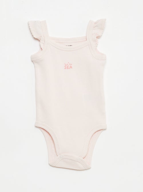 Lot de 3 bodies sans manches - Kiabi