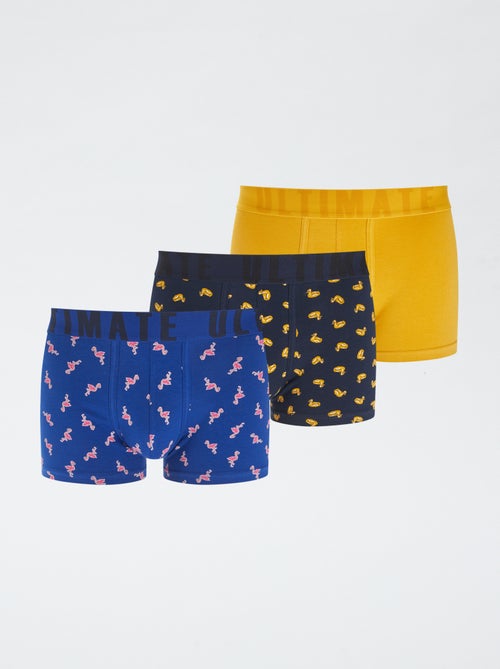Lot de 3 boxers fantaisie - Kiabi