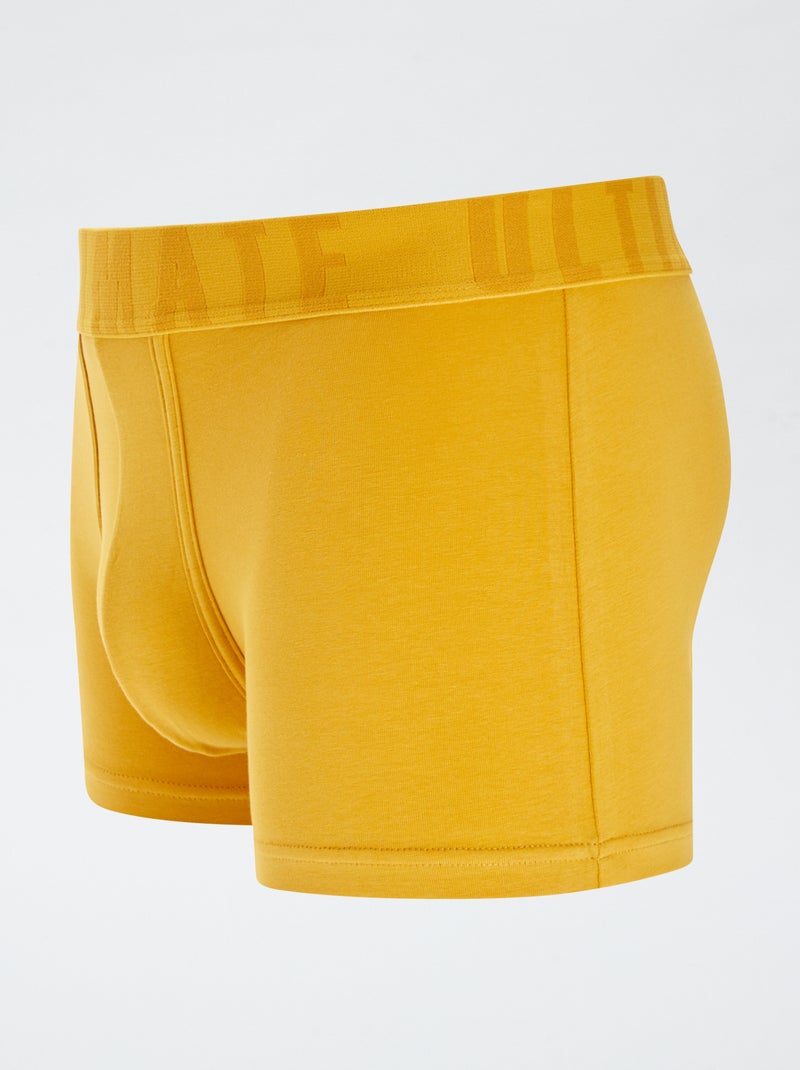 Lot de 3 boxers fantaisie BLEU - Kiabi