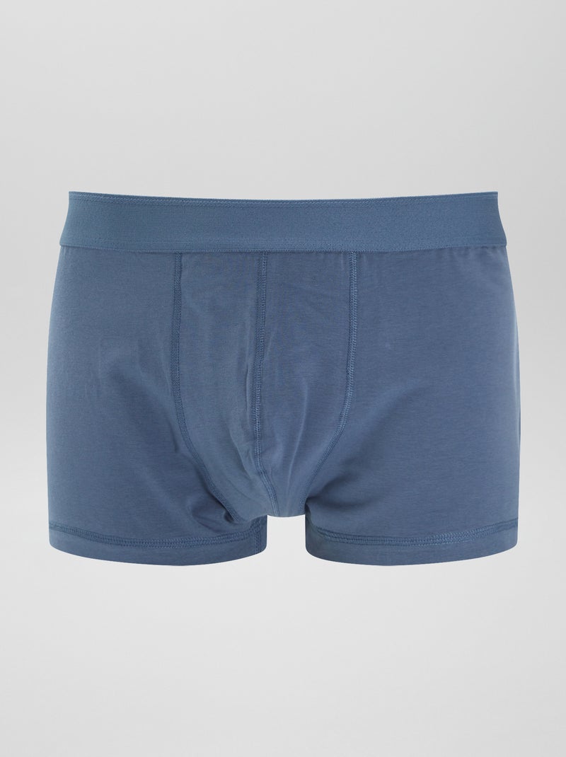 Lot de 3 boxers  size+ Bleu/marine/marron - Kiabi