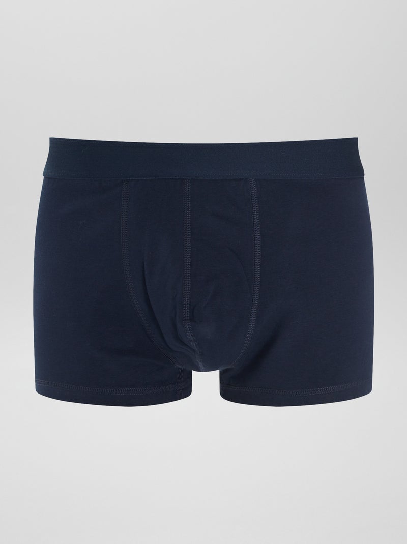 Lot de 3 boxers  size+ Bleu/marine/marron - Kiabi