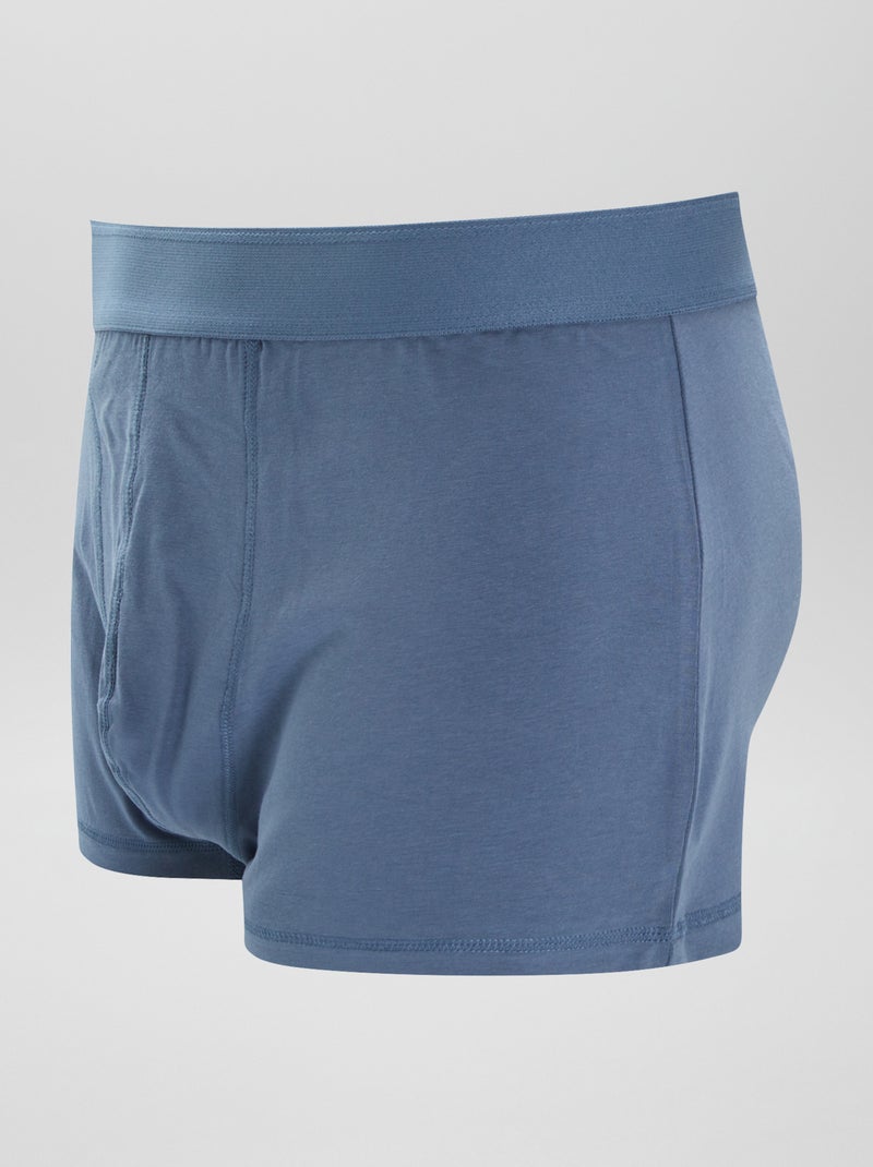 Lot de 3 boxers  size+ Bleu/marine/marron - Kiabi