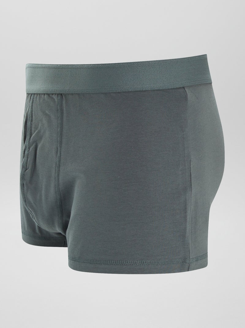 Lot de 3 boxers  size+ Kaki/blanc/vert - Kiabi