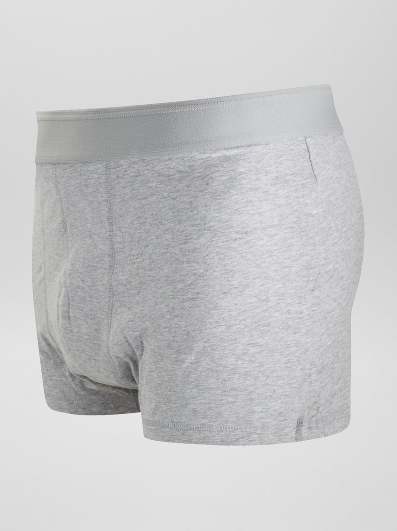 Lot de 3 boxers  size+ Rouge/gris/bleu - Kiabi