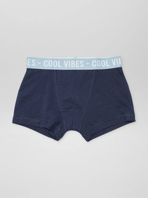 Lot de 3 boxers stretch - Kiabi