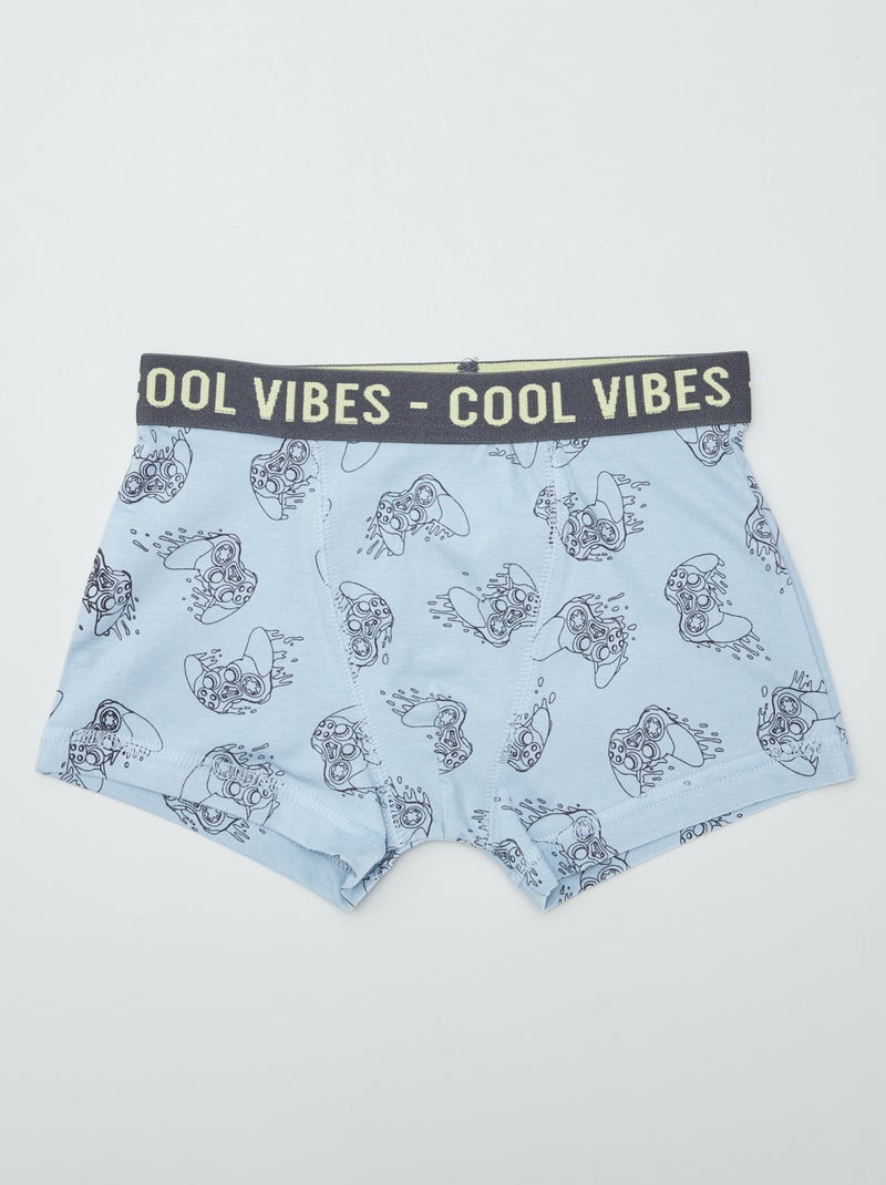 Lot de 3 boxers stretch GRIS - Kiabi