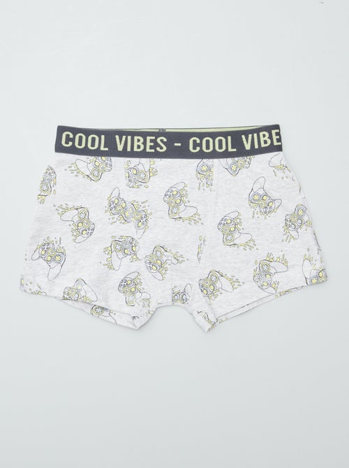 Lot de 3 boxers stretch - Kiabi