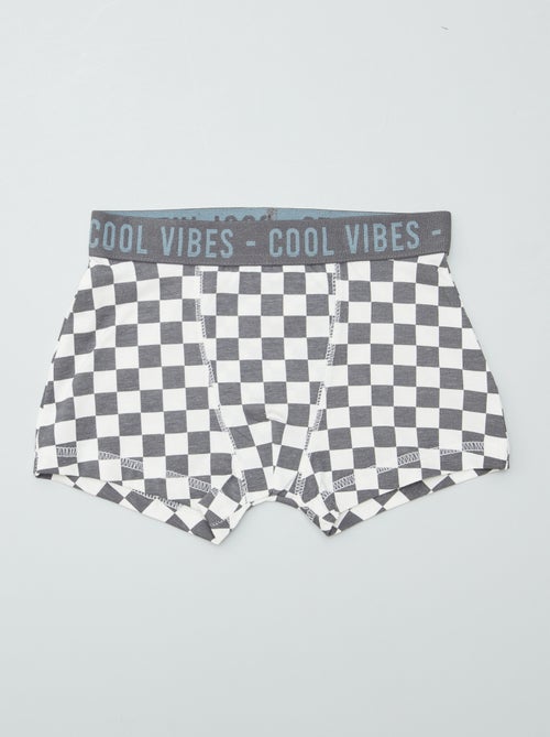 Lot de 3 boxers stretch - Kiabi