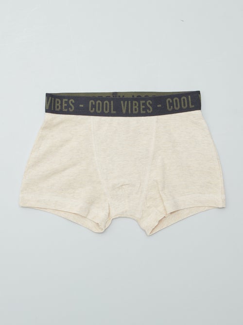 Lot de 3 boxers stretch - Kiabi