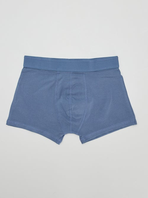 Lot de 3 boxers unis - Kiabi