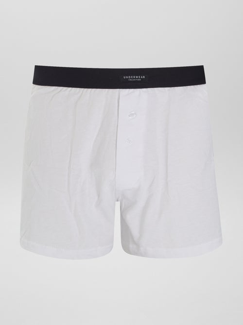 Lot de 3 boxers unis - Kiabi