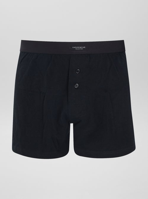 Lot de 3 boxers unis - Kiabi