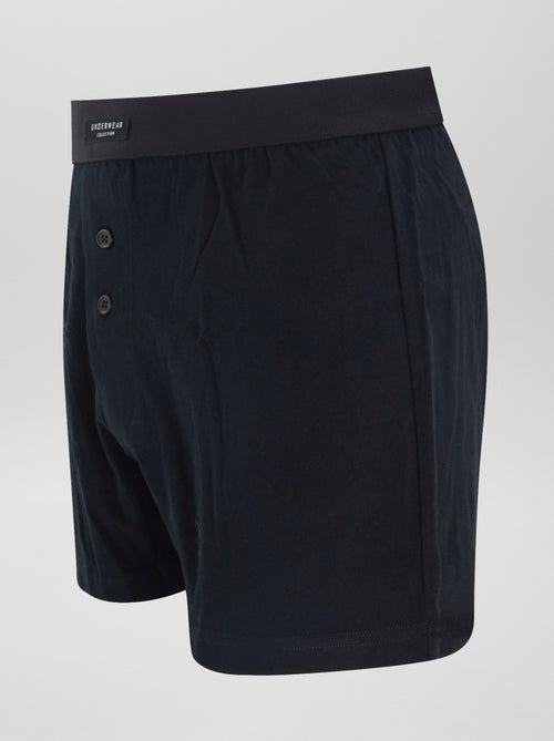 Lot de 3 boxers unis - Kiabi