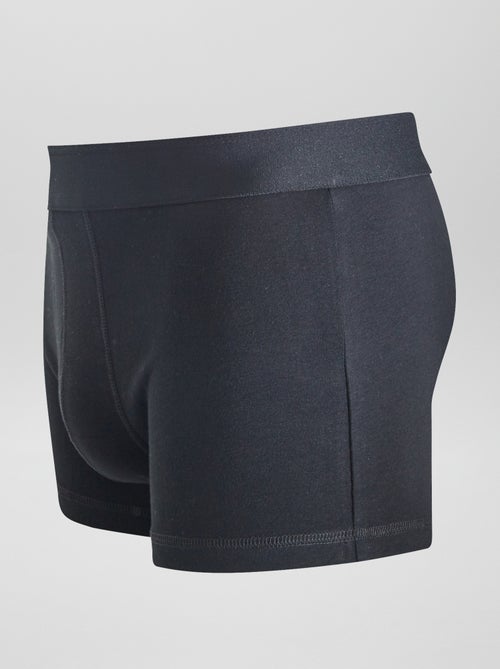 Lot de 3 boxers unis - Kiabi