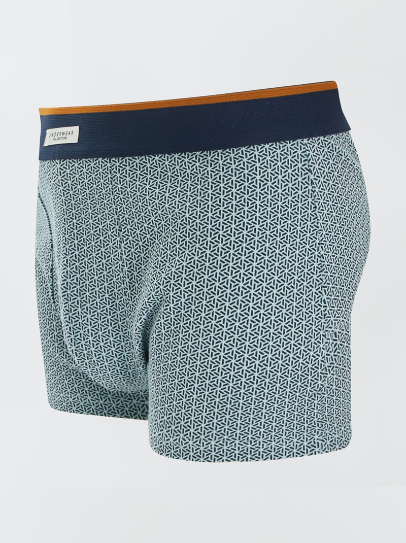 Lot de 3 boxers Vert - Kiabi