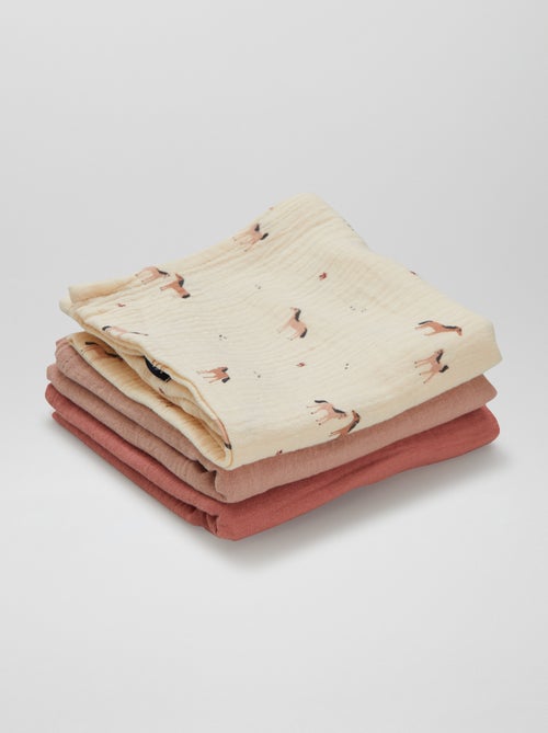 Lot de 3 changes imprimés - Kiabi