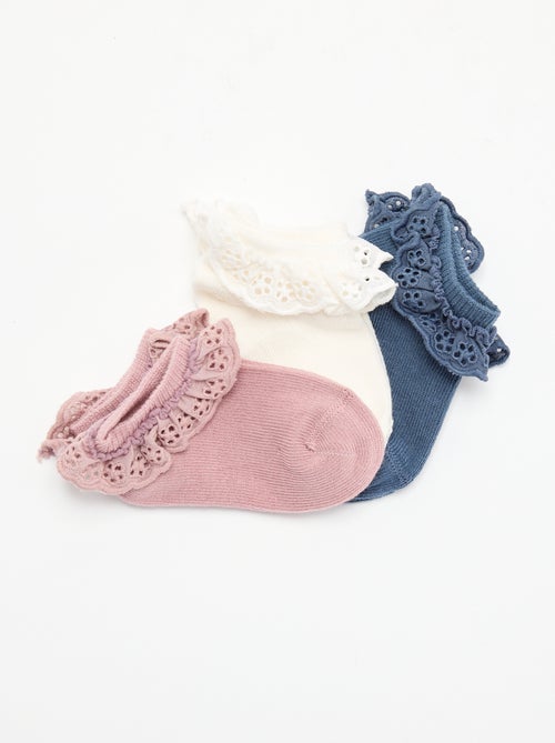 Lot de 3 chaussettes de cérémonie - Kiabi