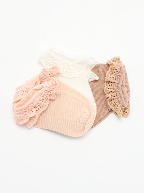 Lot de 3 chaussettes de cérémonie - Kiabi