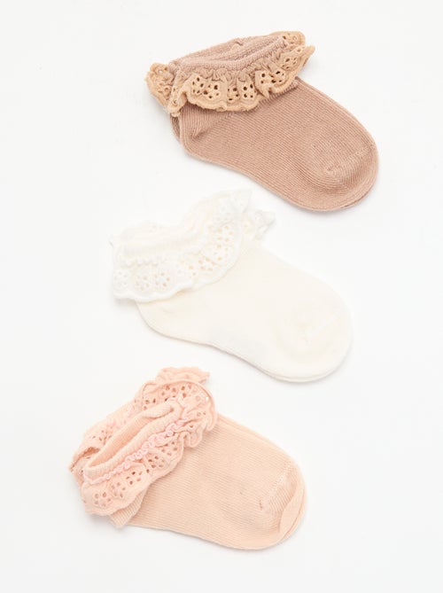 Lot de 3 chaussettes de cérémonie - Kiabi
