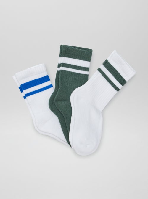 Lot de 3 chaussettes de sport - Kiabi