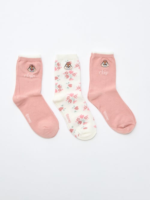 Lot de 3 chaussettes fantaisies 'Tic&Tac' - Kiabi