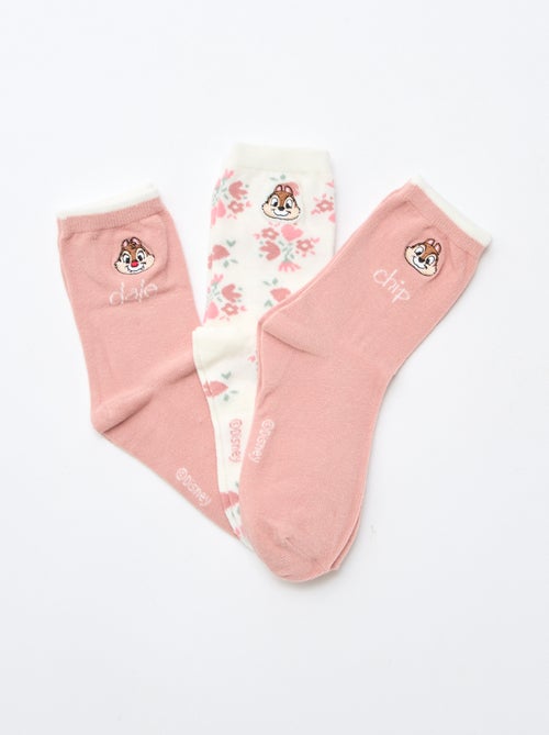 Lot de 3 chaussettes fantaisies 'Tic&Tac' - Kiabi