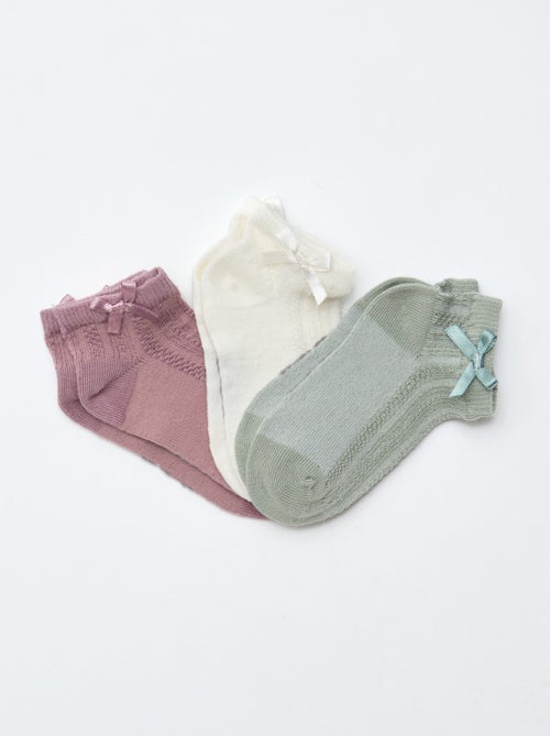 Lot de 3 chaussettes fantaisies - Kiabi