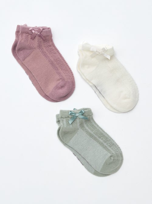 Lot de 3 chaussettes fantaisies - Kiabi