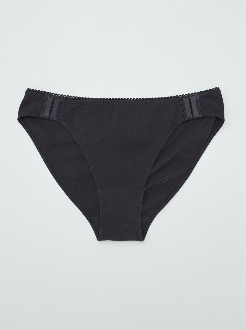 Lot de 3 culottes - collection facile à enfiler Vert - Kiabi