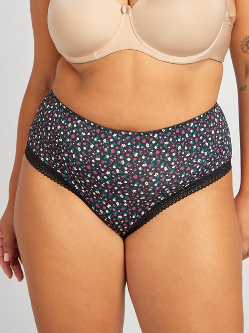 Lot de 3 culottes avec imprimé - Kiabi