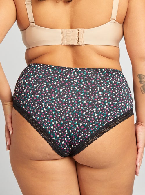 Lot de 3 culottes avec imprimé - Kiabi