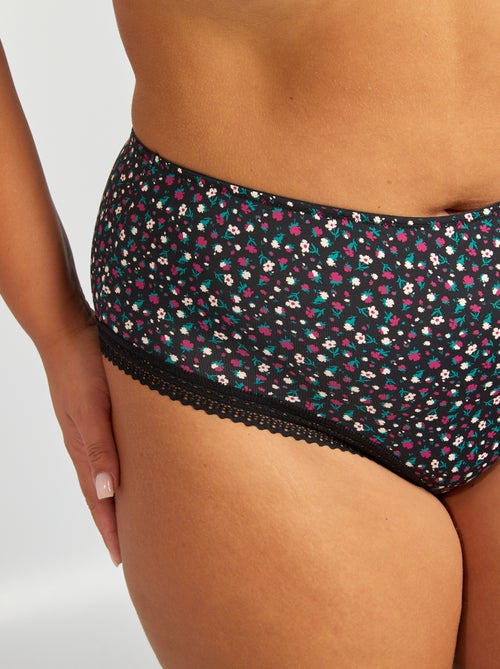 Lot de 3 culottes avec imprimé - Kiabi