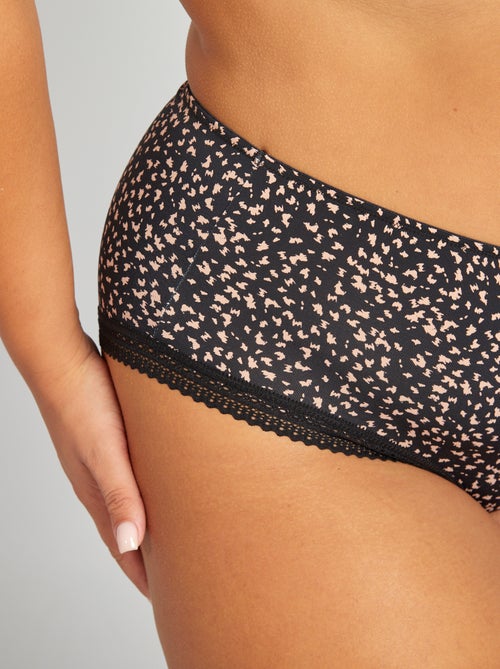 Lot de 3 culottes avec imprimé - Kiabi