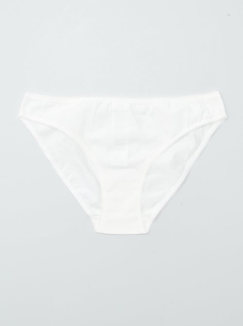 Lot de 3 culottes en coton - Kiabi