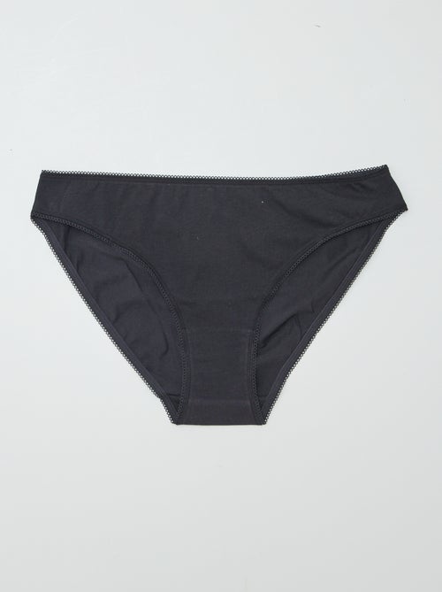 Lot de 3 culottes en coton - Kiabi