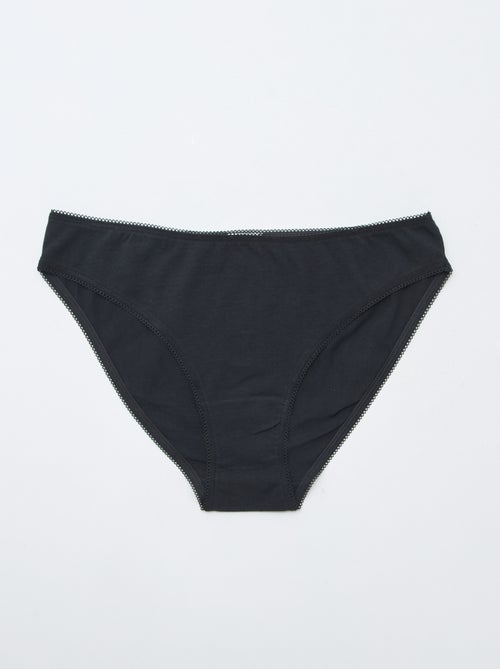 Lot de 3 culottes en coton - Kiabi