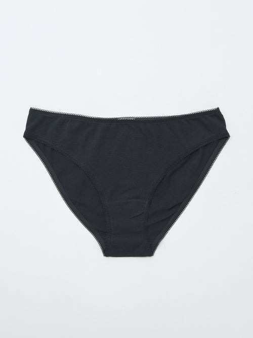 Lot de 3 culottes en coton - Kiabi