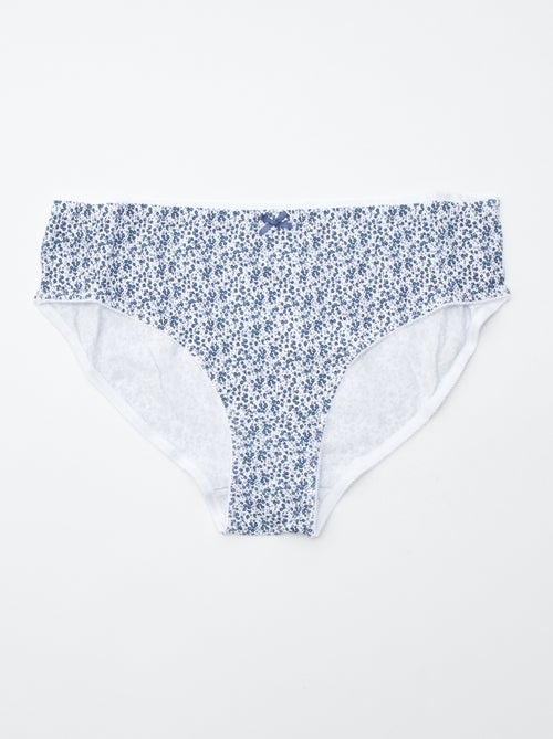 Lot de 3 culottes en coton stretch - Kiabi