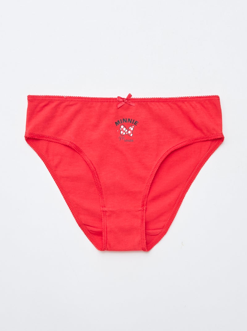 Lot de 3 culottes 'Mickey and friends' Rouge - Kiabi
