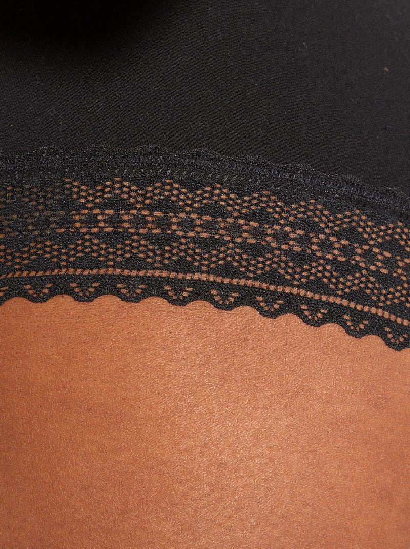 Lot de 3 culottes Noir - Kiabi