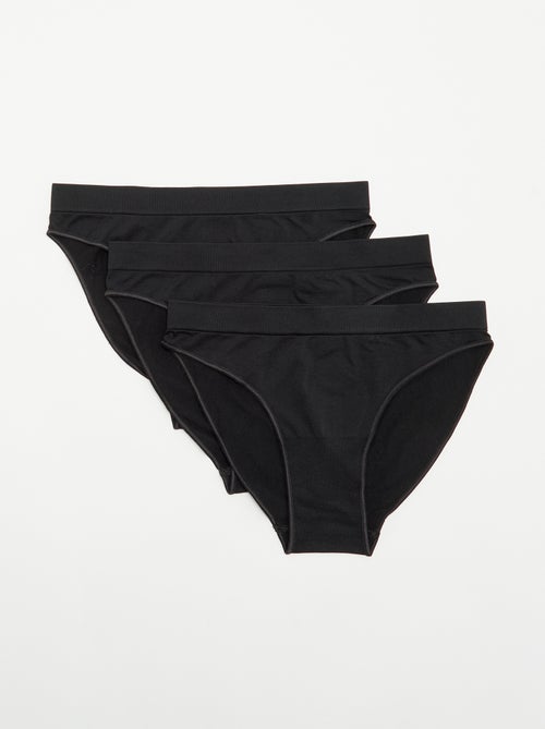 Lot de 3 culottes sans coutures - Kiabi