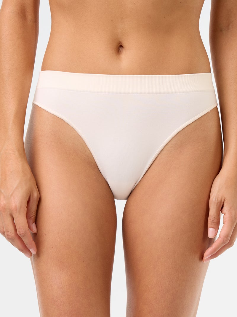 Lot de 3 culottes sans coutures Violet - Kiabi