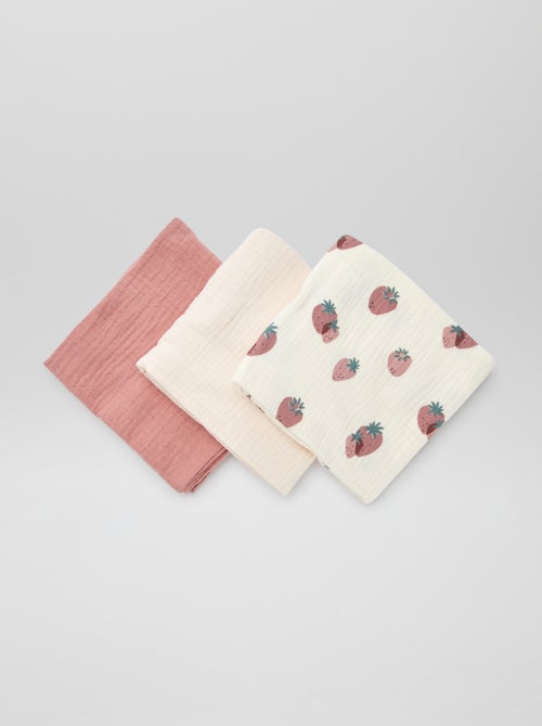 Lot de 3 langes - Kiabi