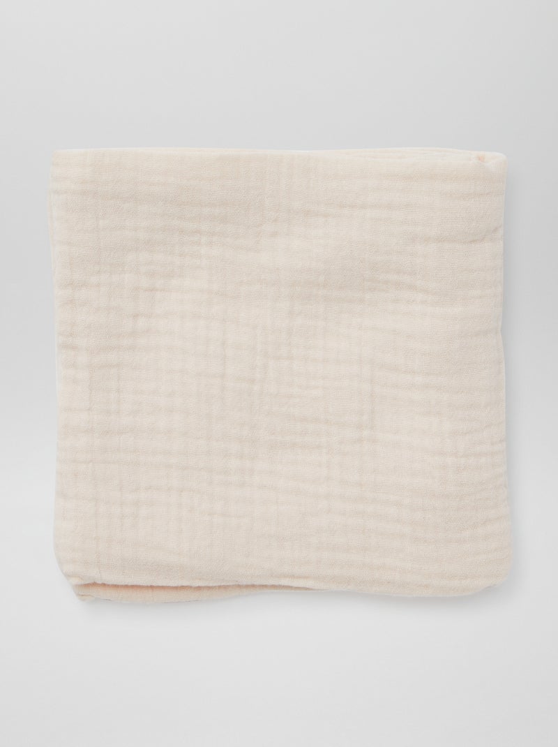 Lot de 3 langes BLANC - Kiabi