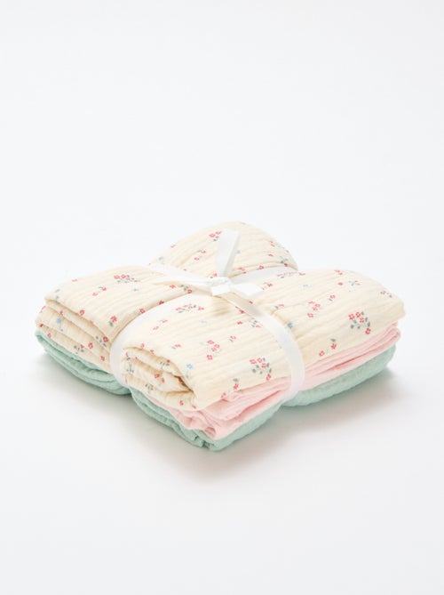 Lot de 3 langes - Kiabi