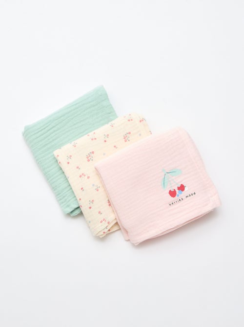 Lot de 3 langes - Kiabi