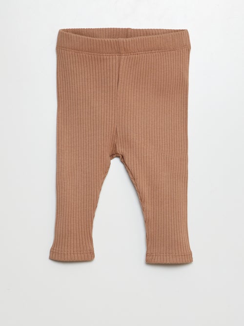 Lot de 3 leggings côtelés - Kiabi