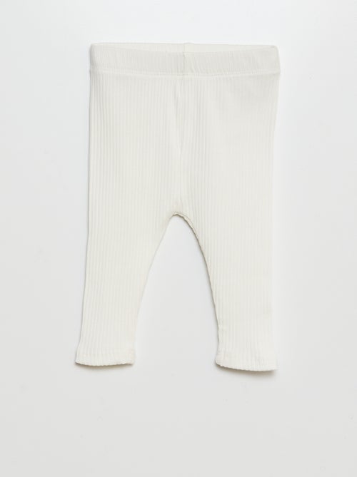 Lot de 3 leggings côtelés - Kiabi