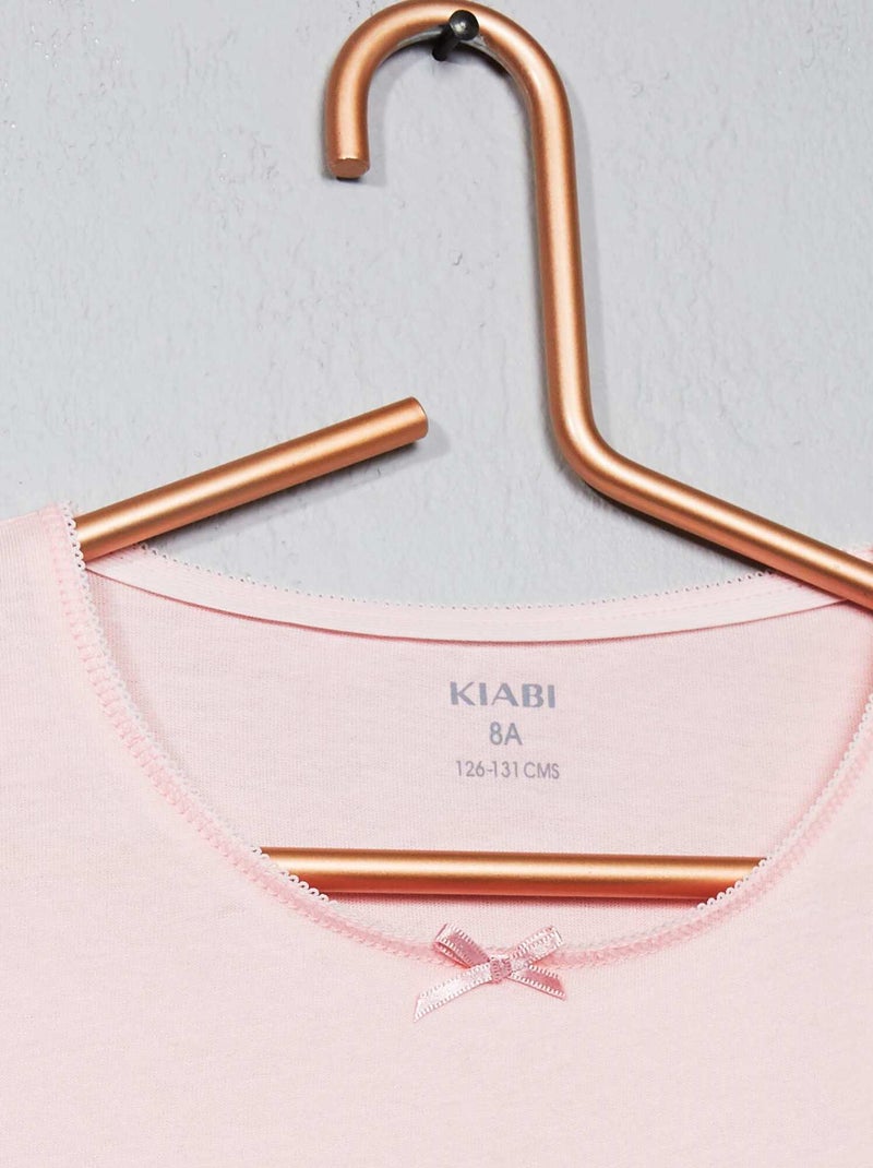 Lot de 3 maillots de corps en coton Blanc - Kiabi